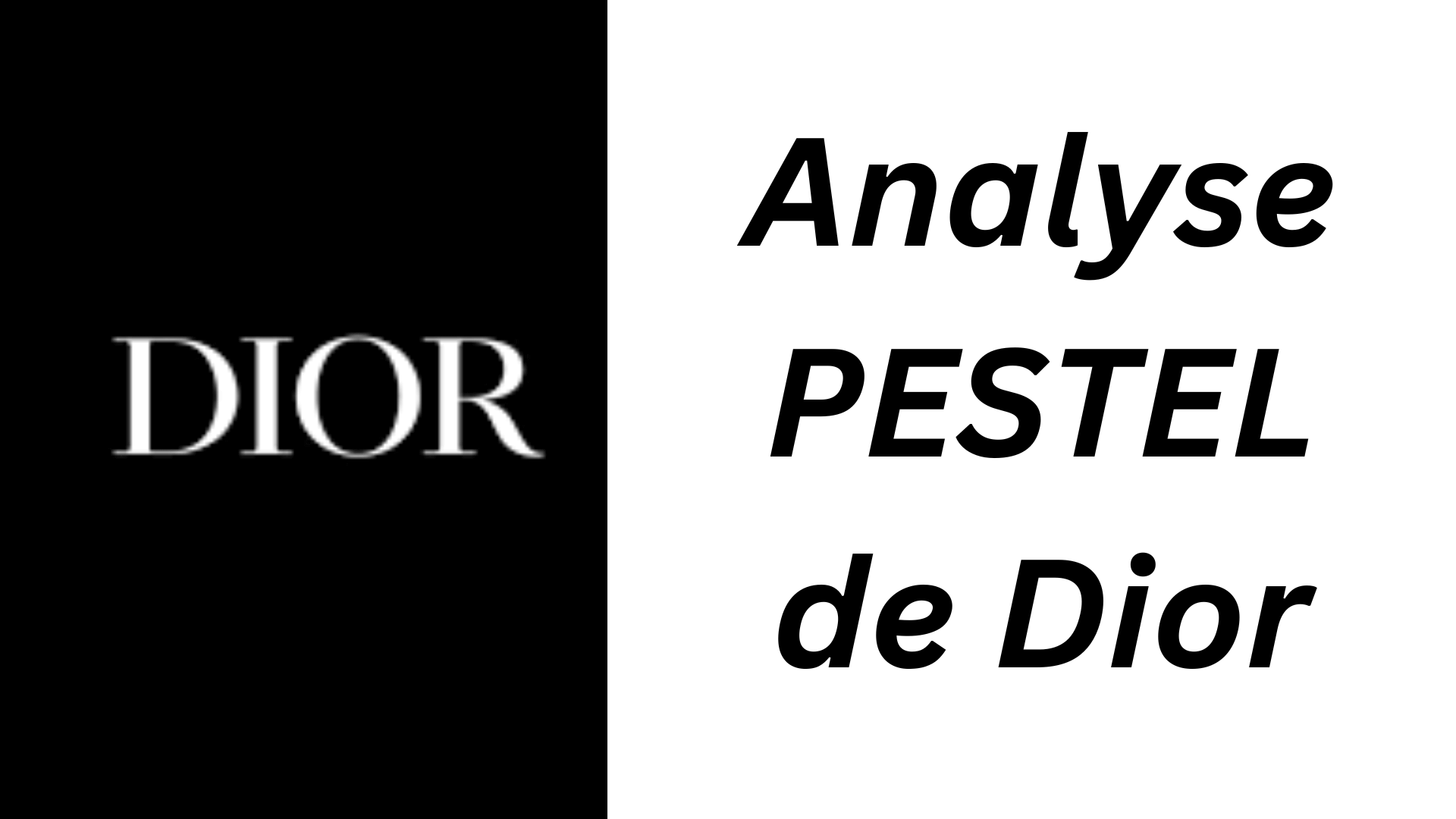 Analyse PESTEL Dior, Diagnostic externe du mcro environnement de Dior en 2024