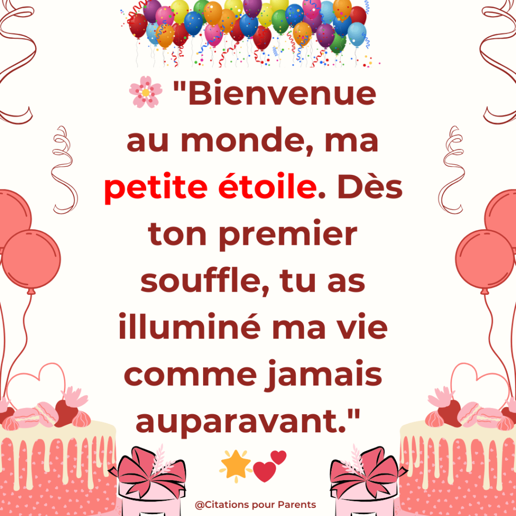 Citations de mamie pour la naissance de petite fille en 2025.