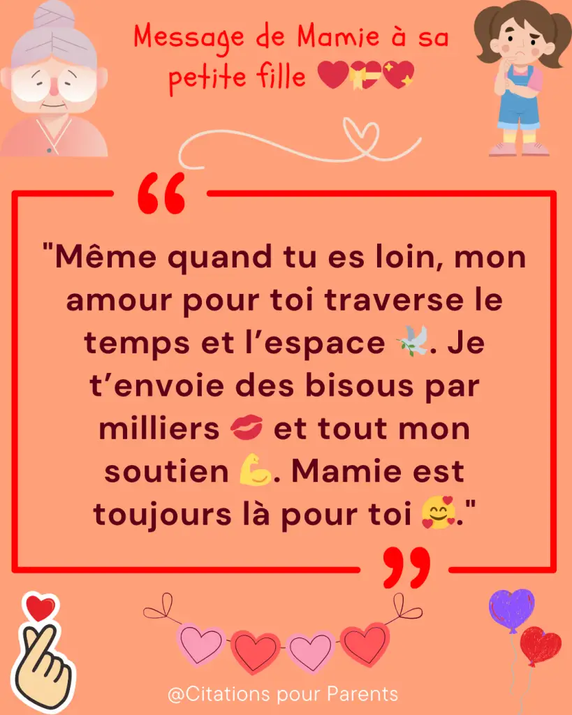 citations de mamie pour sa petite fille, petites phrases grand-mère petite fille