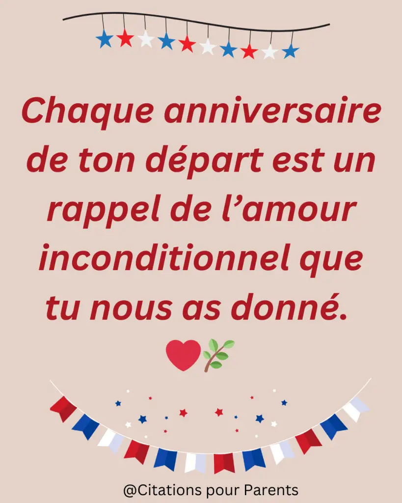 texte anniversaire décès Chaque anniversaire de ton départ est un rappel de l’amour inconditionnel que tu nous as donné. ❤️🌿