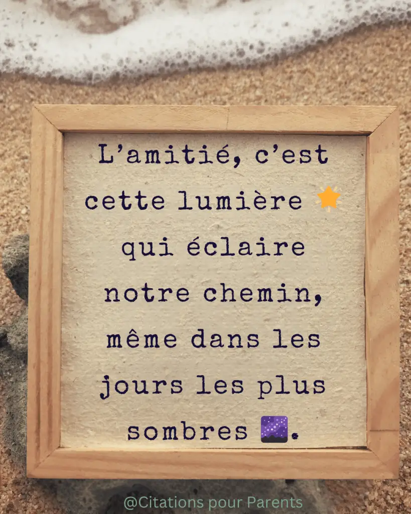 texte court sur l'amitié sincère L’amitié, c’est cette lumière 🌟 qui éclaire notre chemin, même dans les jours les plus sombres 🌌.