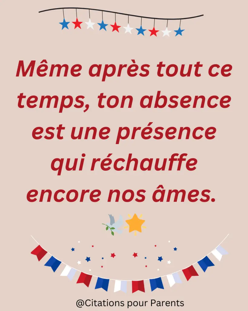 citations décès anniversaire Même après tout ce temps, ton absence est une présence qui réchauffe encore nos âmes. 🕊️🌟