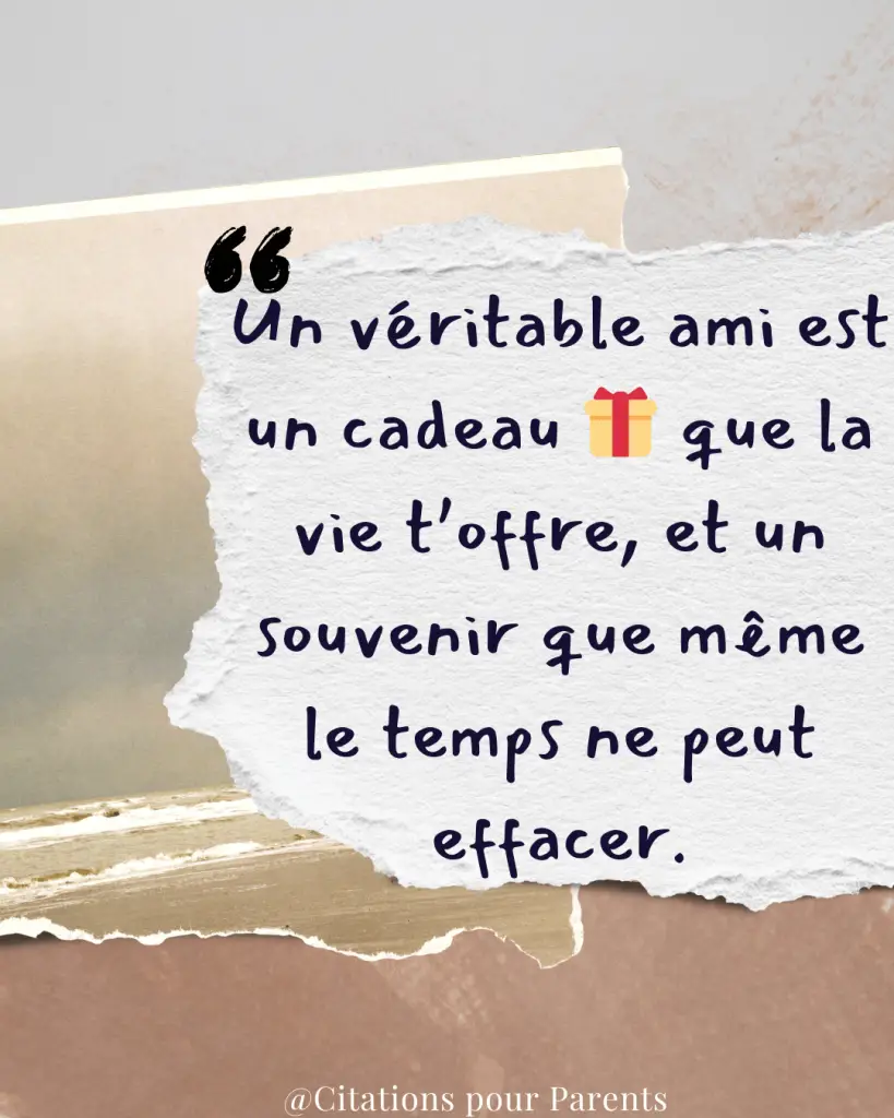 petite phrase sur l'amitié véritable Un véritable ami est un cadeau 🎁 que la vie t’offre, et un souvenir que même le temps ne peut effacer ⏳.