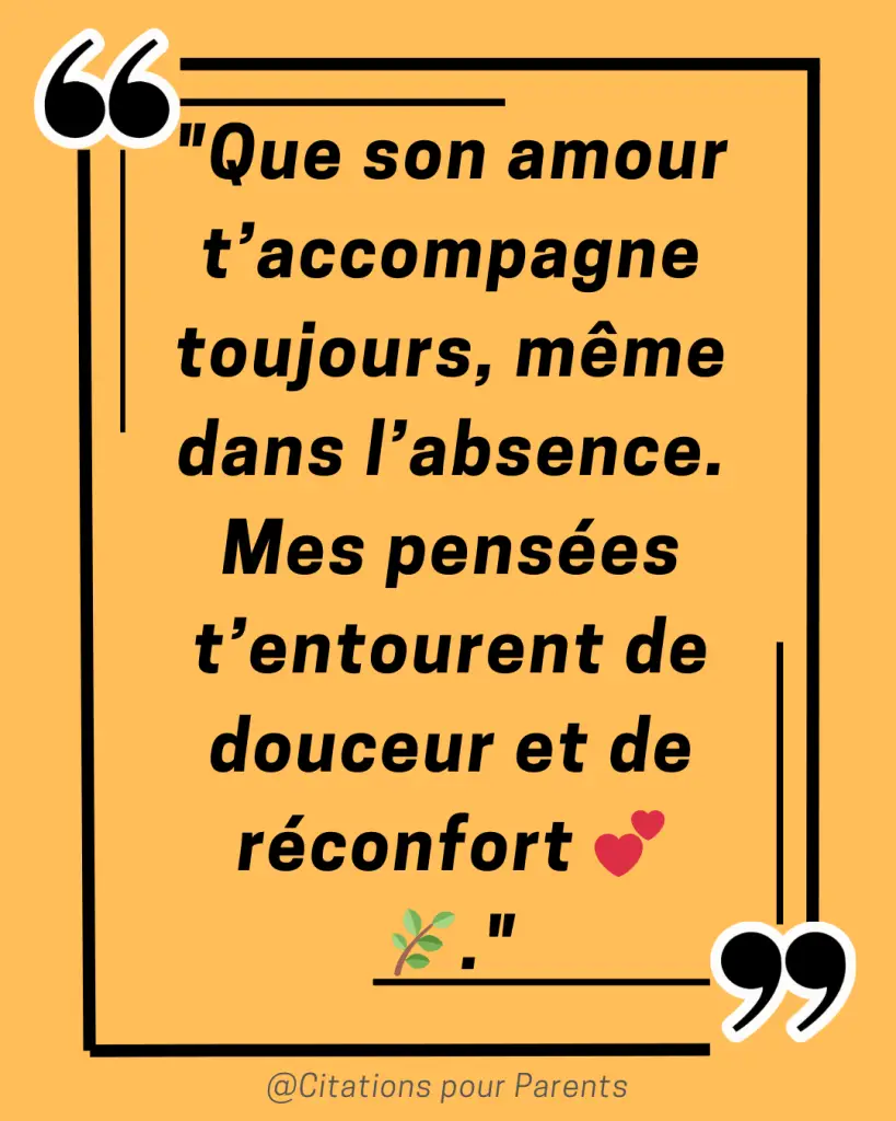 citation defunt papa "Que son amour t’accompagne toujours, même dans l’absence. Mes pensées t’entourent de douceur et de réconfort 💕🌿."